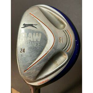 Slazenger 5 Iron Club Raw Distance Harrison Striper stainless titanium 24 LH